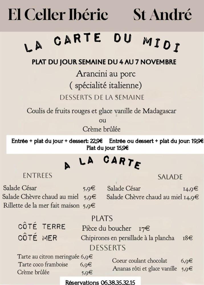 El celler iberic - Menu Image 2